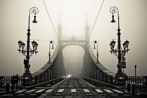 Fog Bridge, Budapest, Hungary