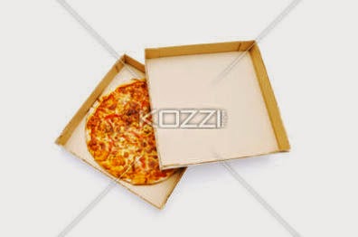 Pizza Isolated On The White Background